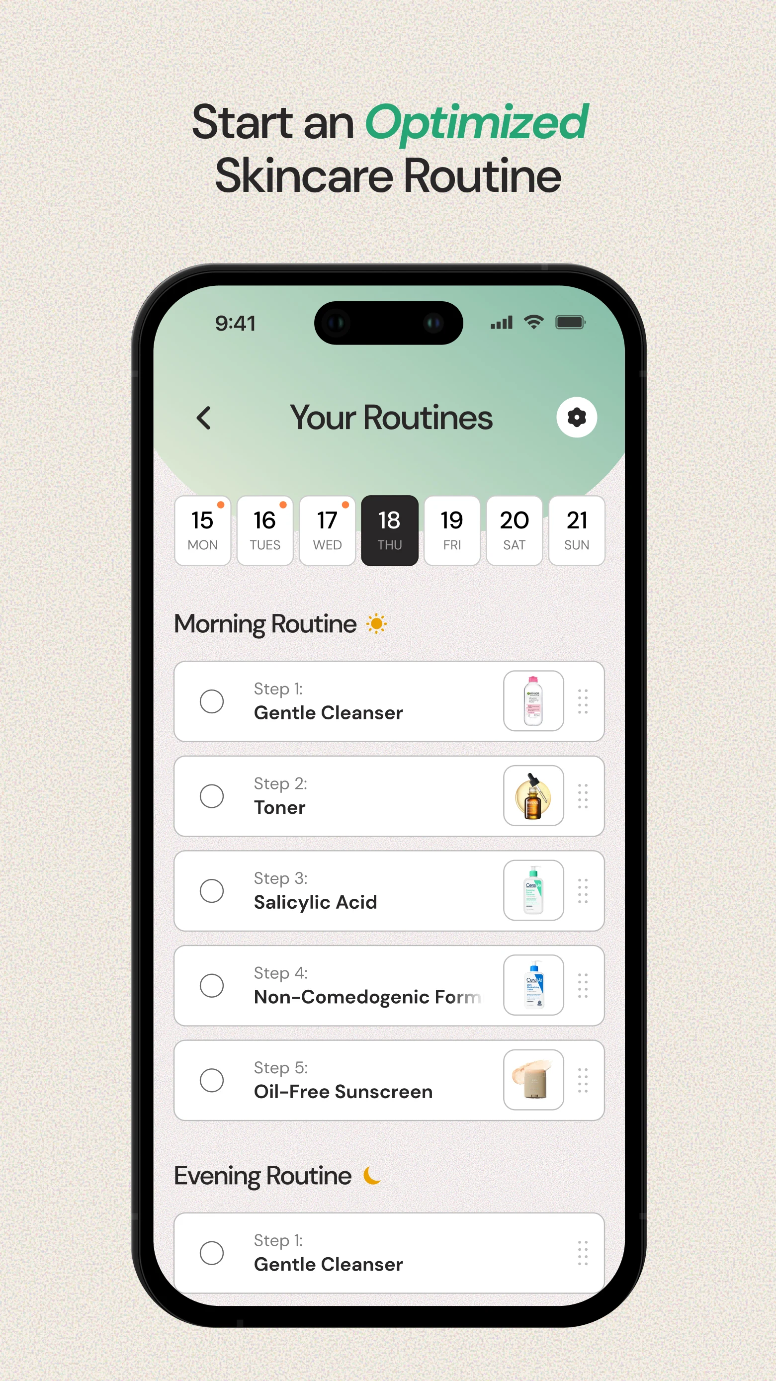 Lume Skin: Skincare Assistant screenshot